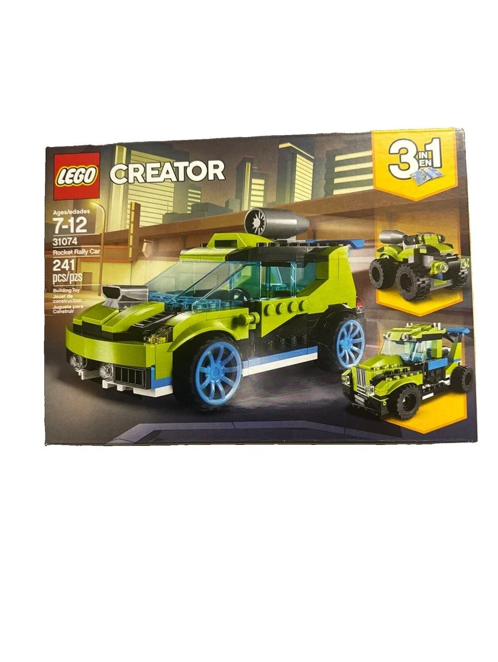 LEGO Creator 3in1 Rocket Rally Car 31074 Building Kit (241 Piece) New Sealed